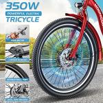 Esazn 24" Electric Tricycle for Adults