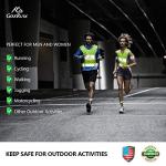 GoxRunx Reflective Running Vest Set, Medium Yellow
