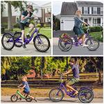 ABORON 26" Electric Tricycle with Large Rear Basket