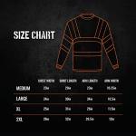 SuNi Reflective Cycling Vest - Orange, X-Large