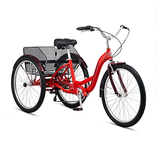 Schwinn Meridian 7-Speed Adult Trike with Cargo Basket