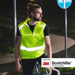 Salzmann Scotchlite Cycling Vest in Lemon Tree
