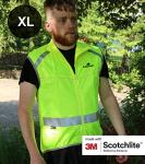 Salzmann Scotchlite Cycling Vest in Lemon Tree