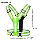 USB Rechargeable LED Reflective Running Vest