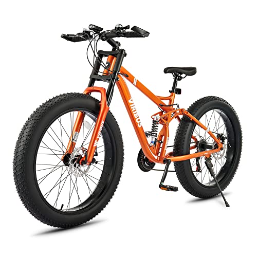 Viribus Full Suspension Mountain Bike, 26 Inch