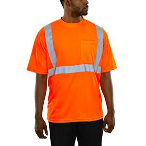 High Visibility Reflective Short Sleeve Safety Shirt
