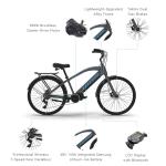 Totem Atlas 350W Electric Beach Cruiser Bike