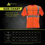 High Visibility Reflective Short Sleeve Safety Shirt