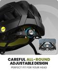 OutdoorMaster Gem MIPS Cycling Helmet - Carbon Black