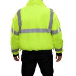 High Visibility 3-Season Reflective Cycling Jacket - Lime