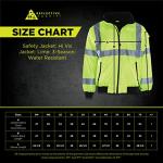 High Visibility 3-Season Reflective Cycling Jacket - Lime