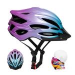 Lightweight Bike Helmet with Sun Visor & Insect Net