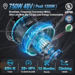 FREESKY 1200W Electric Bike with Fat Tires