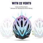 Lightweight Bike Helmet with Sun Visor & Insect Net