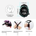 Lightweight Bike Helmet with Sun Visor & Insect Net