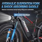 FREESKY 1200W Electric Bike with Fat Tires