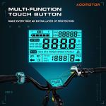 Addmotor 500W Electric Bike for Adults, 125 Miles