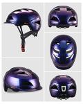 Lightweight Urban Bike Helmet with USB Light