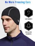 BALEAF Winter Cycling Cap for Men - Black