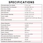 AW 48V 1000W Electric Bike Conversion Kit