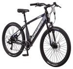 Schwinn Amalgam Electric Hybrid Bike, Matte Black