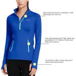 BALEAF Women's Fleece Half Zip Running Top