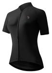 BALEAF Women's Short Sleeve Cycling Jersey - Black