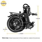 Heybike Ranger 500W Foldable Electric Bike for Adults