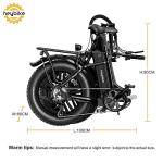 Heybike Ranger 500W Foldable Electric Bike for Adults