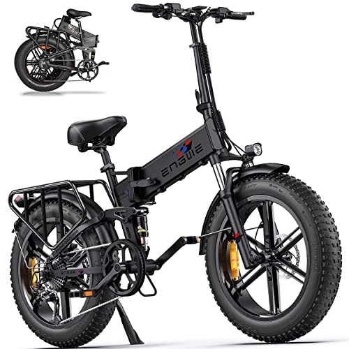 ENGWE 750W 48V16Ah Folding E-Bike with Fat Tires