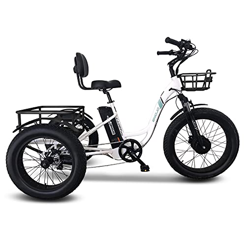 Emojo Caddy Pro Electric Trike - White