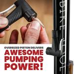 Pro Bike Tool Floor Pump with Pressure Gauge
