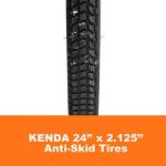 Adult Electric Tricycle with Removable Battery and Basket