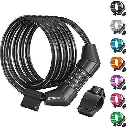Titanker Self-Coiling Bike Cable Lock