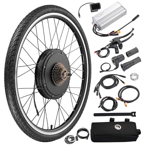 48V 1000W Electric Bike Conversion Kit LCD Throttle