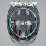 Lightweight Adult Bike Helmet with Detachable Visor