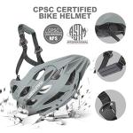 Lightweight Adult Bike Helmet with Detachable Visor