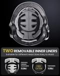 OutdoorMaster Multi-Sport Helmet with Removable Liners