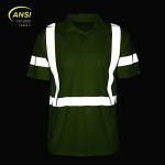 High-Visibility Reflective Safety Polo Shirt - Lime