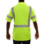 High-Visibility Reflective Safety Polo Shirt - Lime