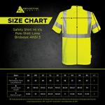 High-Visibility Reflective Safety Polo Shirt - Lime