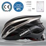 KINGBIKE Men's Cycling Helmet with Safety Light