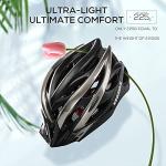 KINGBIKE Men's Cycling Helmet with Safety Light