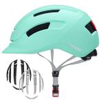 Urban Bike Helmet with Adjustable Fit and Taillight