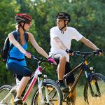 KINGBIKE Men's Cycling Helmet with Safety Light