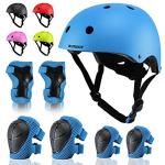 BURSUN Kids Bike Helmet with Protective Gear Set