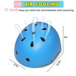BURSUN Kids Bike Helmet with Protective Gear Set