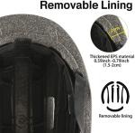 Besmall Adjustable Bike Helmet with LED Light