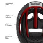 Smart4U SH20 Bluetooth Bike Helmet, Ultralight Design