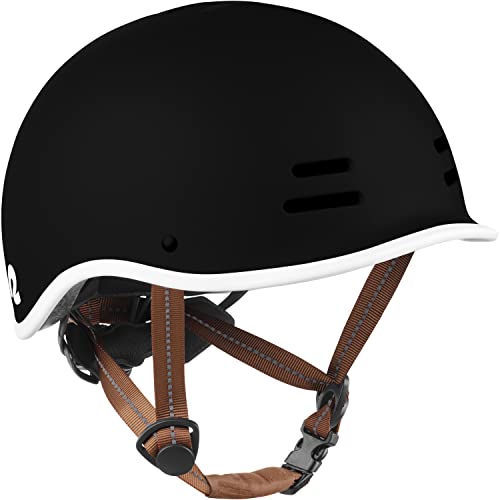 Youth Bike Helmet with Visor & Straps